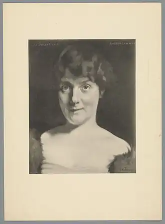 Portret van een onbekende maker naar een schilderij van Willem Witsen