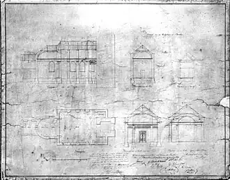 Ontwerp Sint-Laurentiuskerk, Bemelen, 1844/1845