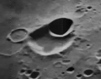 Foto genomen door de Lunar Orbiter 5