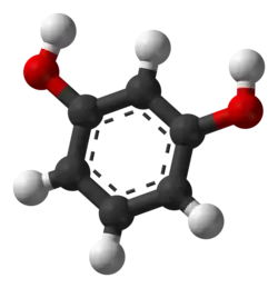 Molecuulmodel van resorcinol