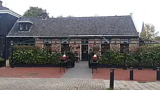 Het gebouw van het voormalige sterrenrestaurant in 2021