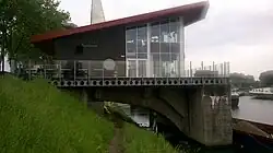 Onderstel kolentip Maasbracht met restaurant