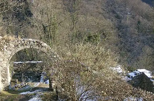 Overblijfsel van de burcht