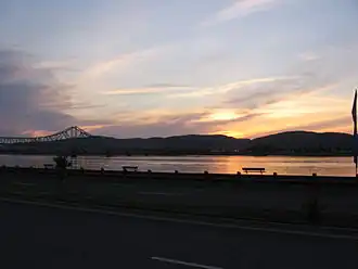 J.C. Van Horne Brug in Campbellton over de Restigouche Rivier