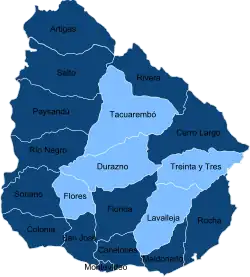 Uitslag eerste ronde presidentverkiezingen per district