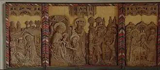 Retabel in de Mariakerk van Buttforde (detail)