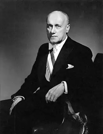 Foto van president Alessandri (ca. 1958)