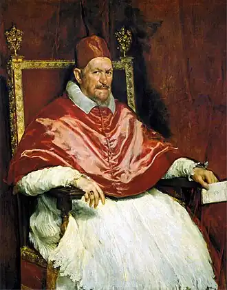 Portret van Innocentius X - Velázquez