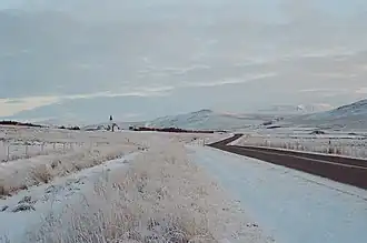 de Ok, rechts op de achtergrond