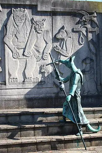 Monument van Reynaert de Vos in Hulst