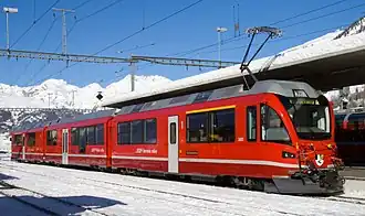 treinstel ABe 3502 "Allegra" te Pontresina