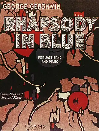 Originele bladmuziek van de Rhapsody in Blue