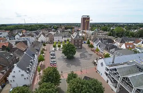 Gezicht op de Große Markt