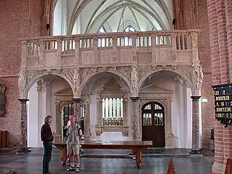 Het doksaal in de Cunerakerk