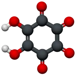 Ruimtelijk model van rhodizonzuur