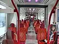 Interieur van een tram