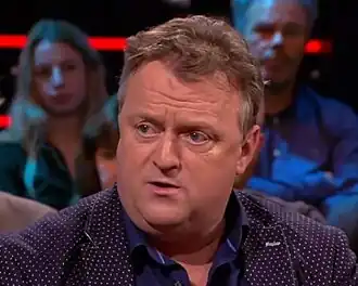 Korver in 2017 bij De Wereld Draait Door