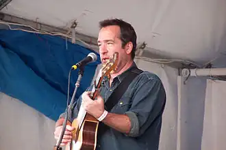 Richard Shindell tijdens het Falcon Ridge folk Festival in 2004