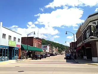Downtown van Richland Center