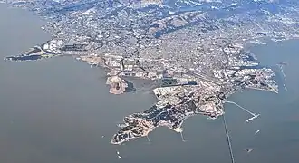 Richmond van boven gezien