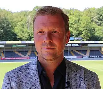 Rick Kruys als trainer bij VVV-Venlo (2022)
