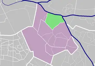 Kaart van Slikkerveer