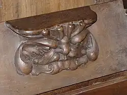 Misericorde in de kathedraal van Rieux