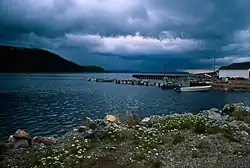 Zicht op de haven van Rigolet (2000)