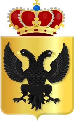 Het wapen van Kwartier van Nijmegen