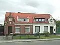 Samenstel van tuinwijkwoningen