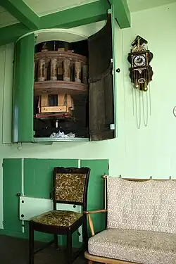 Achter de deurtjes in de huiskamer draait de spil