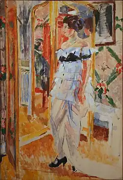 Portret van Mevrouw Giroux, c. 1912-13, olieverf op linnen, Groeningemuseum, Brugge