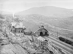 Het station in 1906.