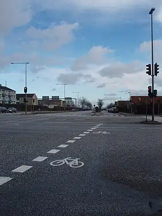 De Vejlby Ringvej, een onderdeel van de O2