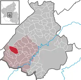 Kaart van Rinzenberg