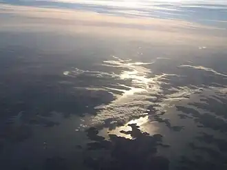 Luchtfoto van de Rio Grande