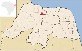 Kaart van Alto do Rodrigues