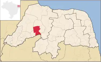 Kaart van Campo Grande