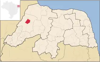 Kaart van Felipe Guerra