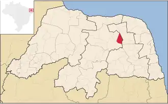 Kaart van Jardim de Angicos