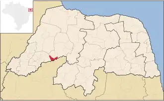 Kaart van Messias Targino