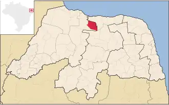 Kaart van Pendências