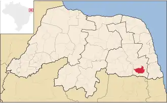 Kaart van Santo Antônio