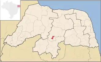 Kaart van Tenente Laurentino Cruz