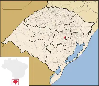 Kaart van Passo do Sobrado