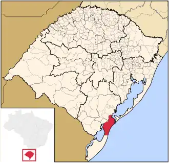 Kaart van Rio Grande