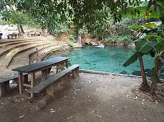 Rio Azuis, kortste rivier van Brazilië (147m) in Aurora