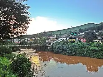 De rivier de Piracicaba in de gelijknamige gemeente