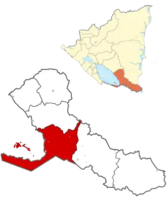 Kaart van San Carlos