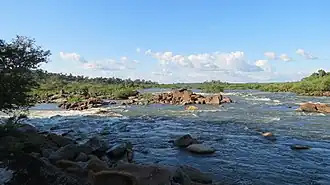 De rivier de Xingu in de gemeente Vitória